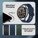 Fastrack VOX CirQ 3.5 cm BT Calling AI Health IP68 38183PP02K
