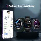 Fastrack VOX CirQ 3.5 cm BT Calling AI Health IP68 38183PP02K