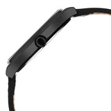 Fastrack Stunners Black Dial Men's Leather Watch 38212NL01