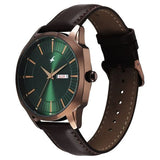Fastrack Stunners Green Dial Men's Watch 38213QL01