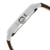 Titan Brown Dial Leather Strap Watch 1584SL04
