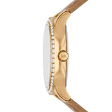 Michael Kors Sage Leather Watch for Women MK4819