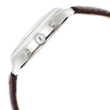Titan Sapphire Multifunction White Dial Leather Watch 1874SL03