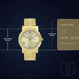Titan Champagne Dial Day-Date Men’s Watch – NU1644YM03