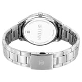 Titan Palette Green Dial Stainless Steel Watch
