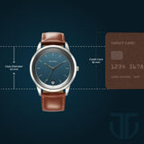 Titan Wrist Wit Blue Dial Watch for Men 1806SL12