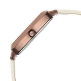Fastrack Wild Brown Leather Girls Watch 6321QL02