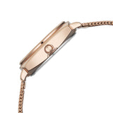 Fastrack Stunners Brown Dial Rose Gold Girls Watch 68043WM05