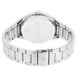 Titan Workwear Gradient Blue Dial Steel Watch 1865SM01