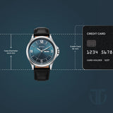 Titan Neo Arabic Blue Dial Men’s Leather Watch 1870SL10