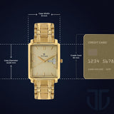 Titan Champagne Dial Day-Date Men’s Watch NU1506YM02