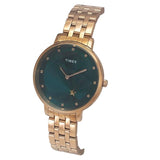 Timex Cosmic Awe Green Round Women’s Watch TWEL19103