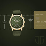 Titan Neo Splash Green Dial Fabric Watch 1805WP01