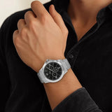 Titan Black Dial Multifunction Watch for Men NM1698SM01