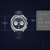 Titan Timeless Men’s Dual Time Watch 10022SL01