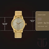 Titan Champagne Dial Day-Date Men’s Watch NU1580YM05