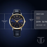 Titan Elegance Blue Dial Men’s Watch NU90202BL01