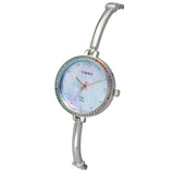 Timex Fria Silver Round Dial Women Watch TWEL18404