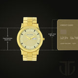 Titan Karishma Gold Dial Men’s Watch 1650YM04