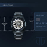 Titan Nexus Skeletal Men’s Automatic Watch 90221QM03