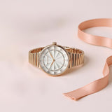 Titan Aura Silver Dial Women’s Watch NT95245WM02