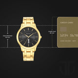 Titan Karishma Men’s Day-Date Gold Watch 1825YM02
