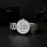 Titan Quartz Silver Dial Women’s Watch 2480SM03