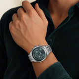 Titan Micromotors Green Dial Men’s Watch NU90179SM01