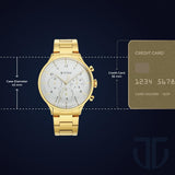 Titan Urban Magic Silver Dial Men’s Gold Watch 90102YM01
