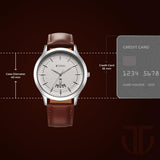Titan Karishma Day & Date Watch for Men NT1825SL15