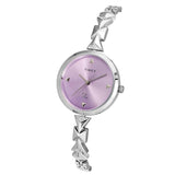 Timex Fria Purple Round Dial Women Watch TWEL18300
