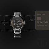 Titan Ceramic Fusion Black Dial Men’s Watch NU90148KD06