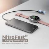 Fastrack VOX Pro Smartwatch 3.5 cm Display HRM Menu Styles 38178PP03K