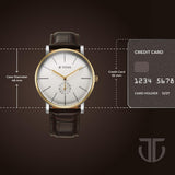 Titan Elegance White Dial Men’s Watch 90203BL01