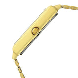 Titan Off-White Dial Gold Strap Watch 1715YM02