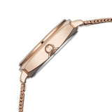 Fastrack Stunners Green Dial Rose Gold Girls Watch 68043WM03
