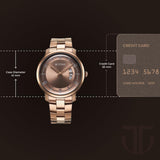Titan Clasique Brown Men’s Watch NU90170QM02