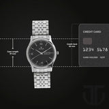 Titan Karishma Day-Date Stainless Steel Watch for Men NS1636SM01