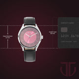 Titan Urban Edge Maroon Dial Watch for Men 1802SL05