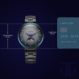 Titan Caelum Sun Moon Grey Men’s Watch NU10028KM01