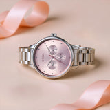 Titan Razzle Dazzle Pink Silver Women’s Watch NU2648SM13