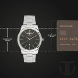 Titan Neo Black Dial Men’s Steel Strap Watch 1767SM02