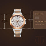 Titan Classic Slim Multifunction Silver Dial Watch 90198KM01