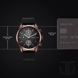 Titan Neo Splash Black Dial Watch 1805QP01