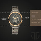 Titan Maritime Chronograph Steel Watch 1830KM01