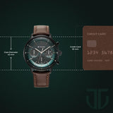 Titan Light Leathers Teal Green Dial Men’s Watch 90171NL01