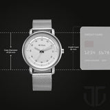 Titan Workwear Silver Dial Men’s Watch NU1884SM01