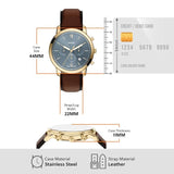 Fossil Neutra Leather Watch for Men FS6162