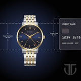 Titan Elegance Blue Dial Men’s Watch 90202BM01