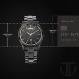 Titan Neo All Black Steel Watch 1767NM01